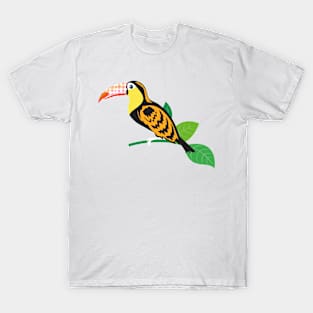 Cute Colorful Island Toucan Kids Design T-Shirt